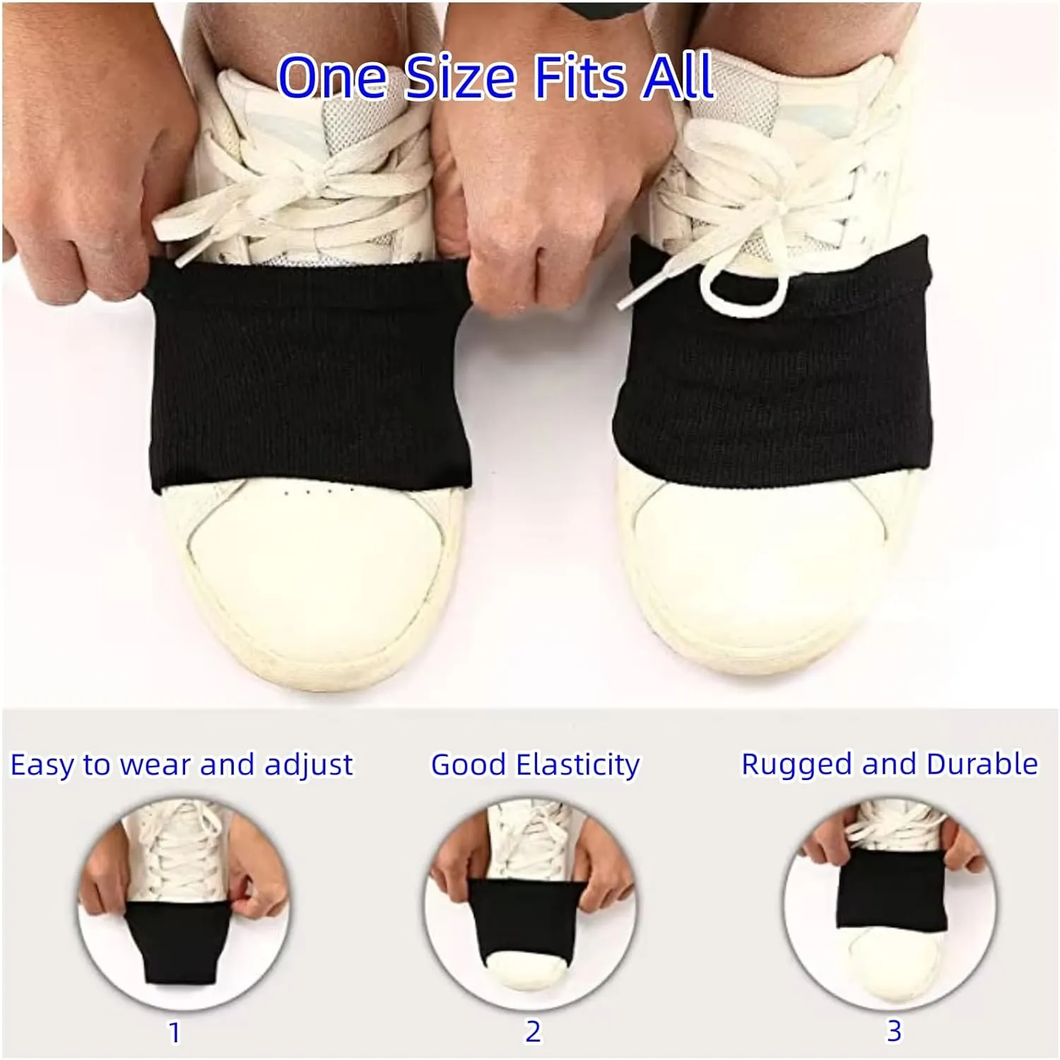 2 Pairs Socks for Dance Over Sneaker, Dance Shoe Socks on Smooth Floors, Dancing Sliders Turning Socks Shoe Covers