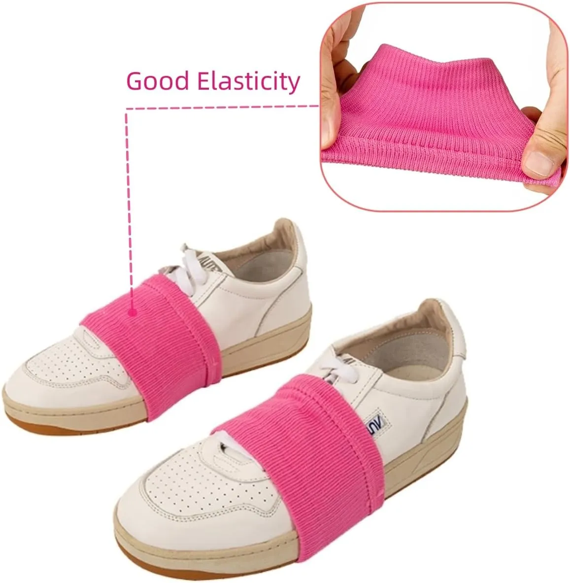 2 Pairs Socks for Dancing Over Sneakers, Dance Shoe Socks on Smooth Floors, Shoes Cover Ballet Dancers Shoe Sliders