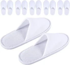 6 Pairs of Spa Slippers for Kids Hotel Babouches Disposable Outdoor Travel House Boys Girls Slipper Non-slip Soles for Children 6-10 Years Old