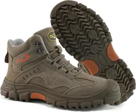 Ablanczoom Work Boots for Men Steel Toe - Safety Working Boots Mens Industrial Construction Footwear Slip Resistant Comfortable Breathable Durable Boot