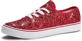 Balera Glitter Low-Top Sneakers for Girls & Women Perfect for Dance