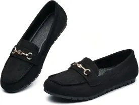 BGSTGUDS Women's Wide Loafers Shoes Cute Dressy Shoes Ladies Comfort Slip Ons Work Shoes