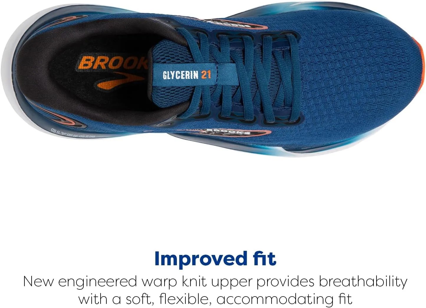 Brooks Mens Glycerin 21 Neutral Running Shoe