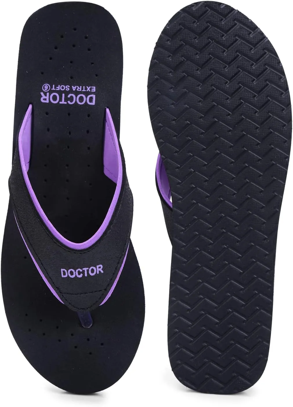 Care Diabetic Orthopedic Pregnancy Flat Super Comfort Dr Flipflops and House Slippers For Women's and Girl's D-18