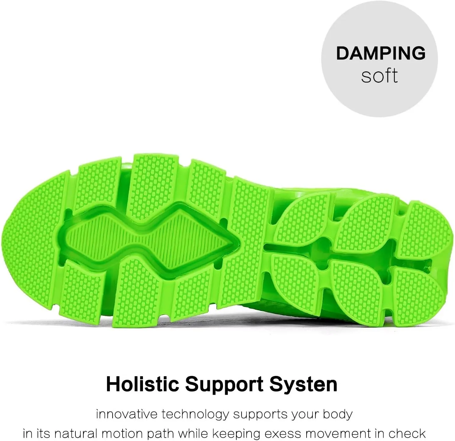 Chopben Men's Running Shoes Blade Non Slip Fashion Sneakers Breathable Mesh Soft Sole Casual Athletic Walking Shoes