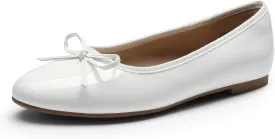 DREAM PAIRS Women's Flats, Round Toe Ballet Flats, Comfortable Slip-on Dressy Business Casual Work Office Ballerina Flat Dress Shoes