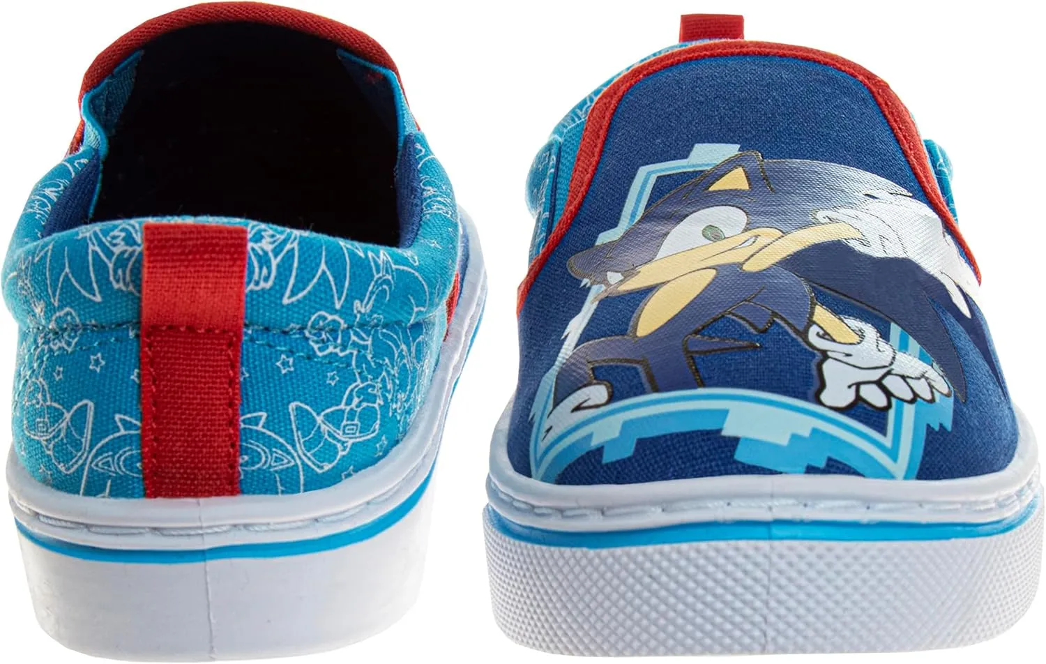 Josmo Kids Favorite Cartoon Characters Low top Slip-On Shoes - Casual Fashion Lowtop Canvas Sneakers for Boys (Sizes: 5-10 Toddlers / 11-13 Little Kid / 1-4 Big Kid)