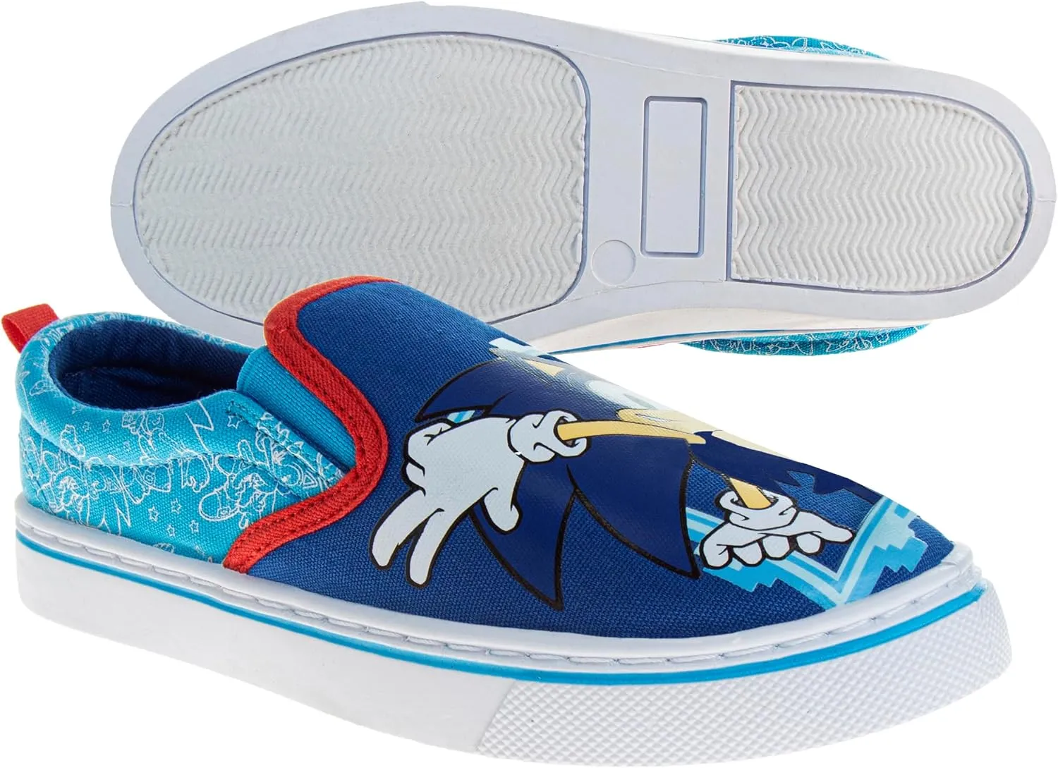 Josmo Kids Favorite Cartoon Characters Low top Slip-On Shoes - Casual Fashion Lowtop Canvas Sneakers for Boys (Sizes: 5-10 Toddlers / 11-13 Little Kid / 1-4 Big Kid)