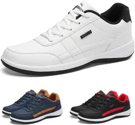 Lymphvity Men Kilboot Orthopedic Shoes Lace-Up Sneakers,Extended Width Foot and Heel Comfortable Breathable Anti-Slip Low Top Walking Shoes