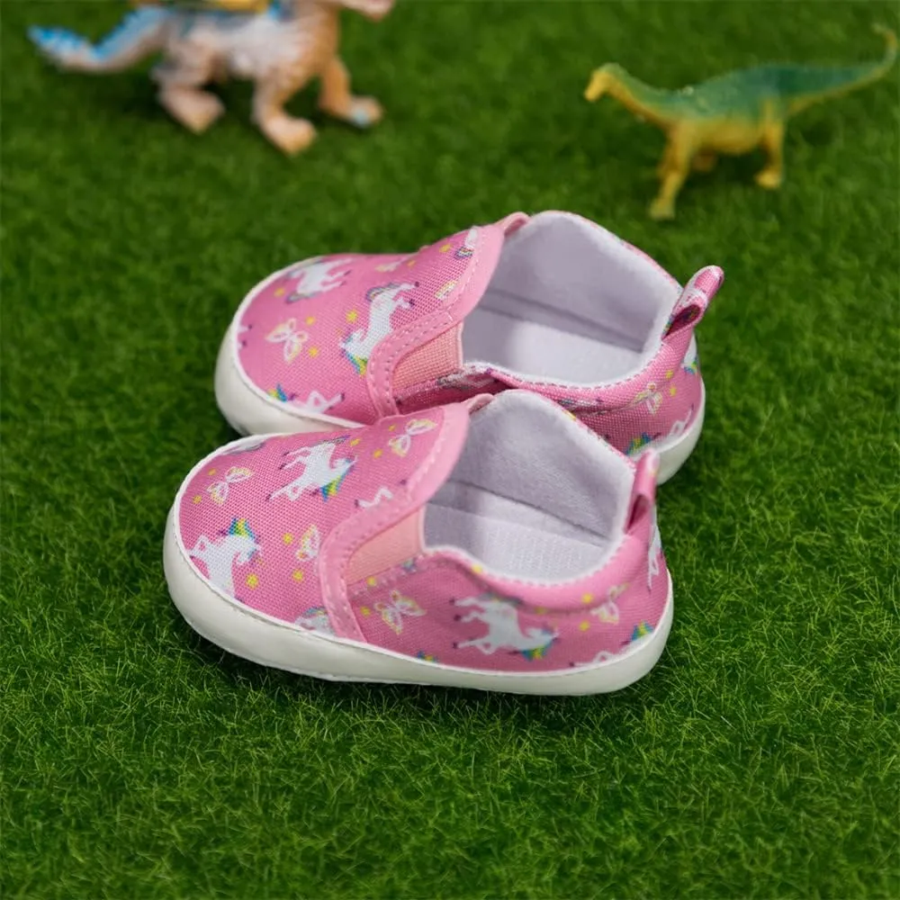 Meckior Infant Baby Girls Boys Canvas Shoes Soft Sole Toddler Slip On Newborn Crib Moccasins Casual Sneaker Austin Boy's Flat Lazy Loafers First Walkers Skate Shoe