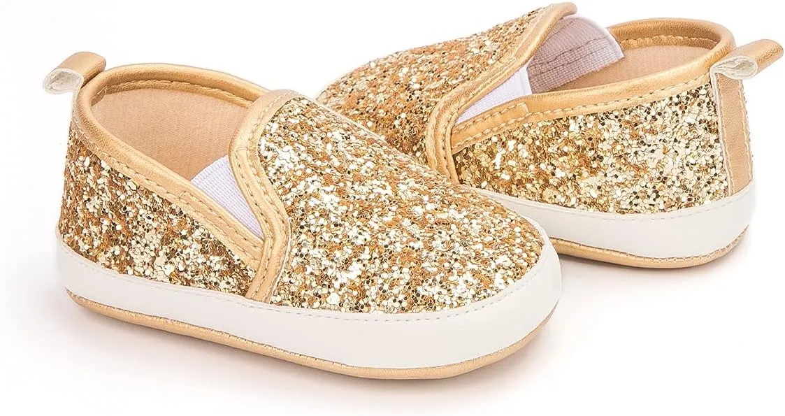 Meckior Infant Baby Girls Boys Canvas Shoes Soft Sole Toddler Slip On Newborn Crib Moccasins Casual Sneaker Austin Boy's Flat Lazy Loafers First Walkers Skate Shoe