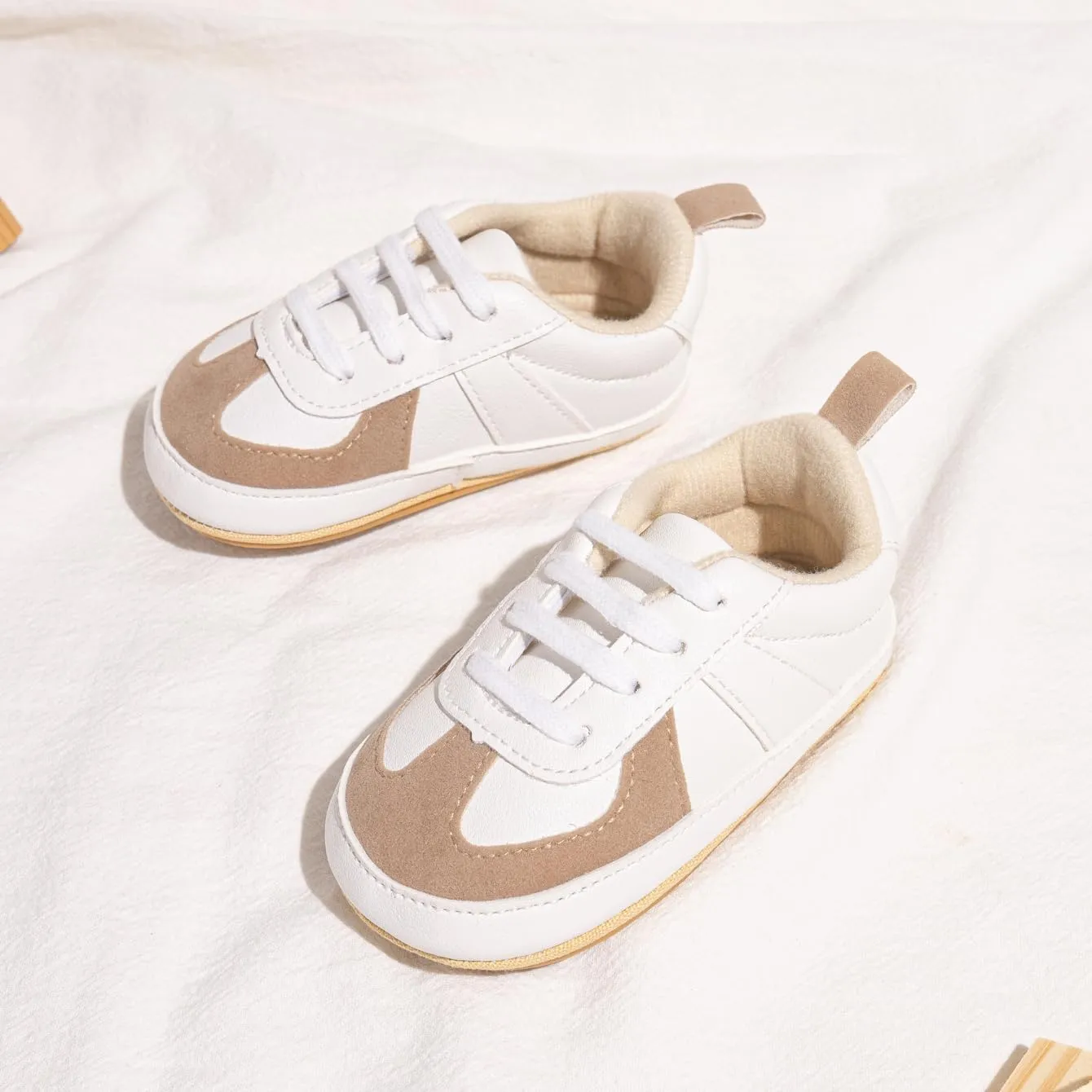 Meckior Infant Baby Girls Boys Canvas Shoes Soft Sole Toddler Slip On Newborn Crib Moccasins Casual Sneaker Austin Boy's Flat Lazy Loafers First Walkers Skate Shoe