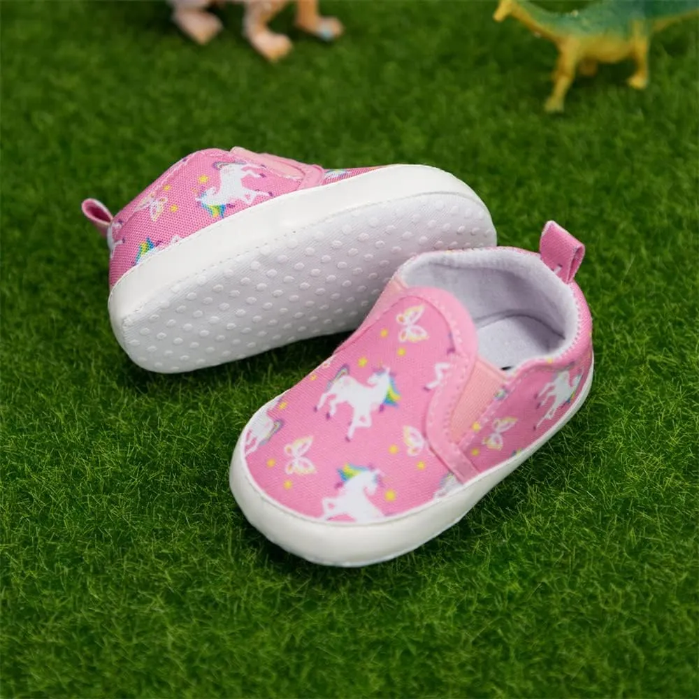Meckior Infant Baby Girls Boys Canvas Shoes Soft Sole Toddler Slip On Newborn Crib Moccasins Casual Sneaker Austin Boy's Flat Lazy Loafers First Walkers Skate Shoe
