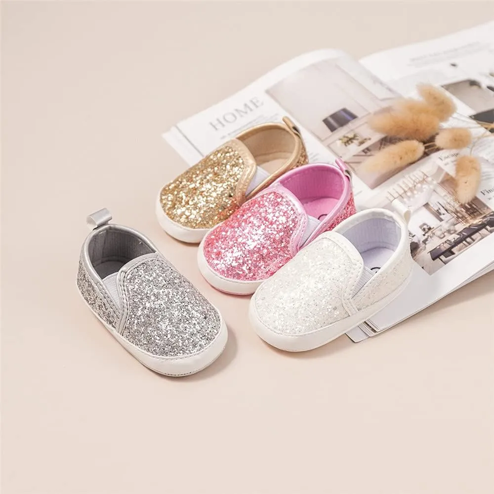 Meckior Infant Baby Girls Boys Canvas Shoes Soft Sole Toddler Slip On Newborn Crib Moccasins Casual Sneaker Austin Boy's Flat Lazy Loafers First Walkers Skate Shoe