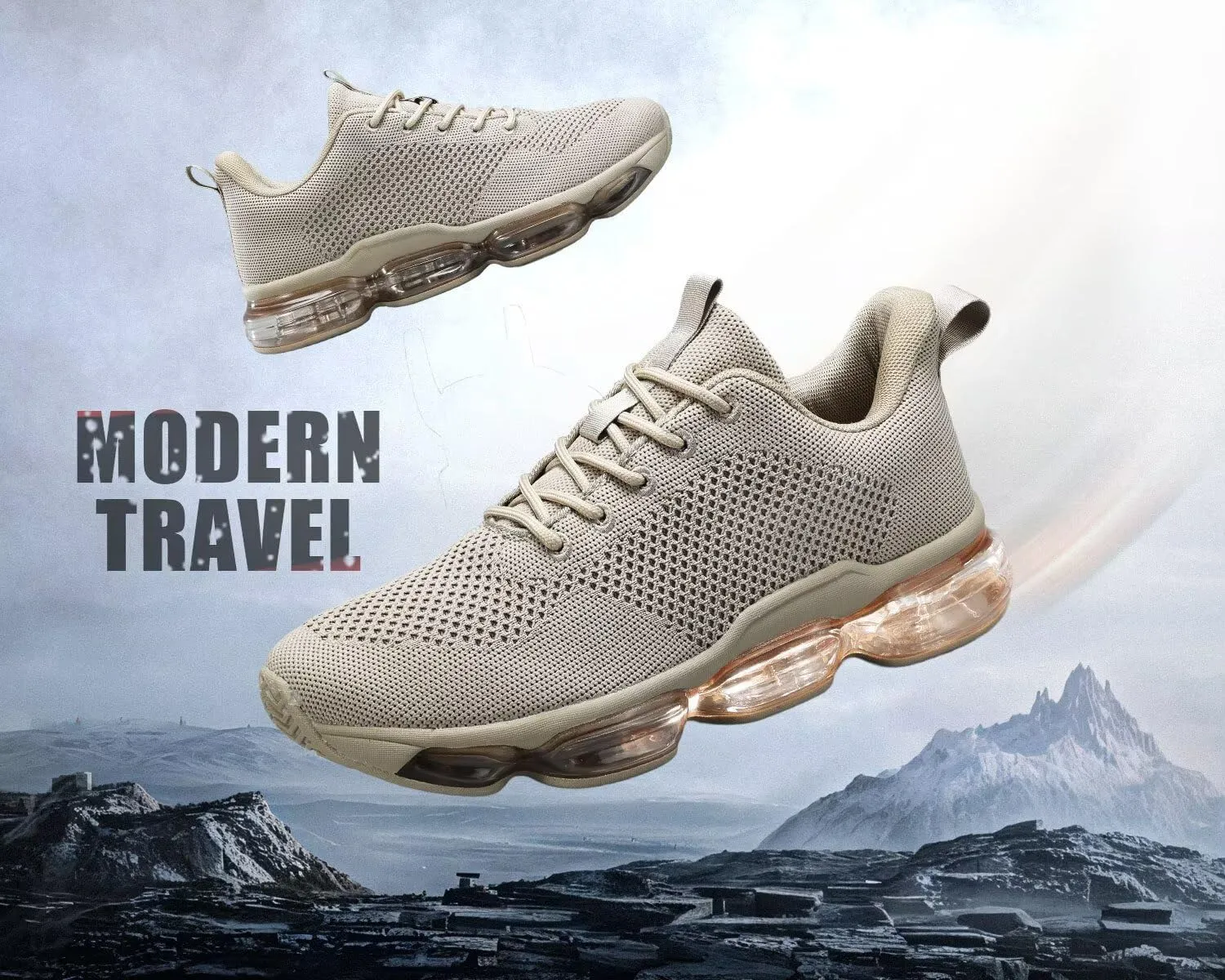Men's Air Cushion Running Shoes Breathable Tennis Fashion Sneakers Non Slip Workout Casual Sport Gym Training Soft Sole Walking Shoes