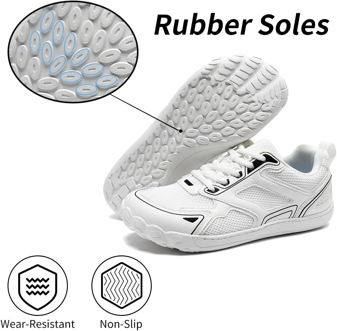 Mens Running Tennis Casual Walking Shoes Anti Slip Comfortable Lightweight Breathable Fashion Sneakers Non Slip Workout Gym Shoes for Running