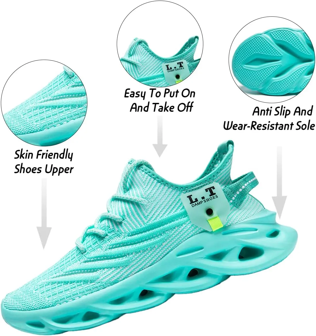 Mens Running Walking Tennis Road Shoes Sports Athletic Casual Fashion Gym Hiking Shoes for Men Sneakers Work Breathable Comfortable Lightweight