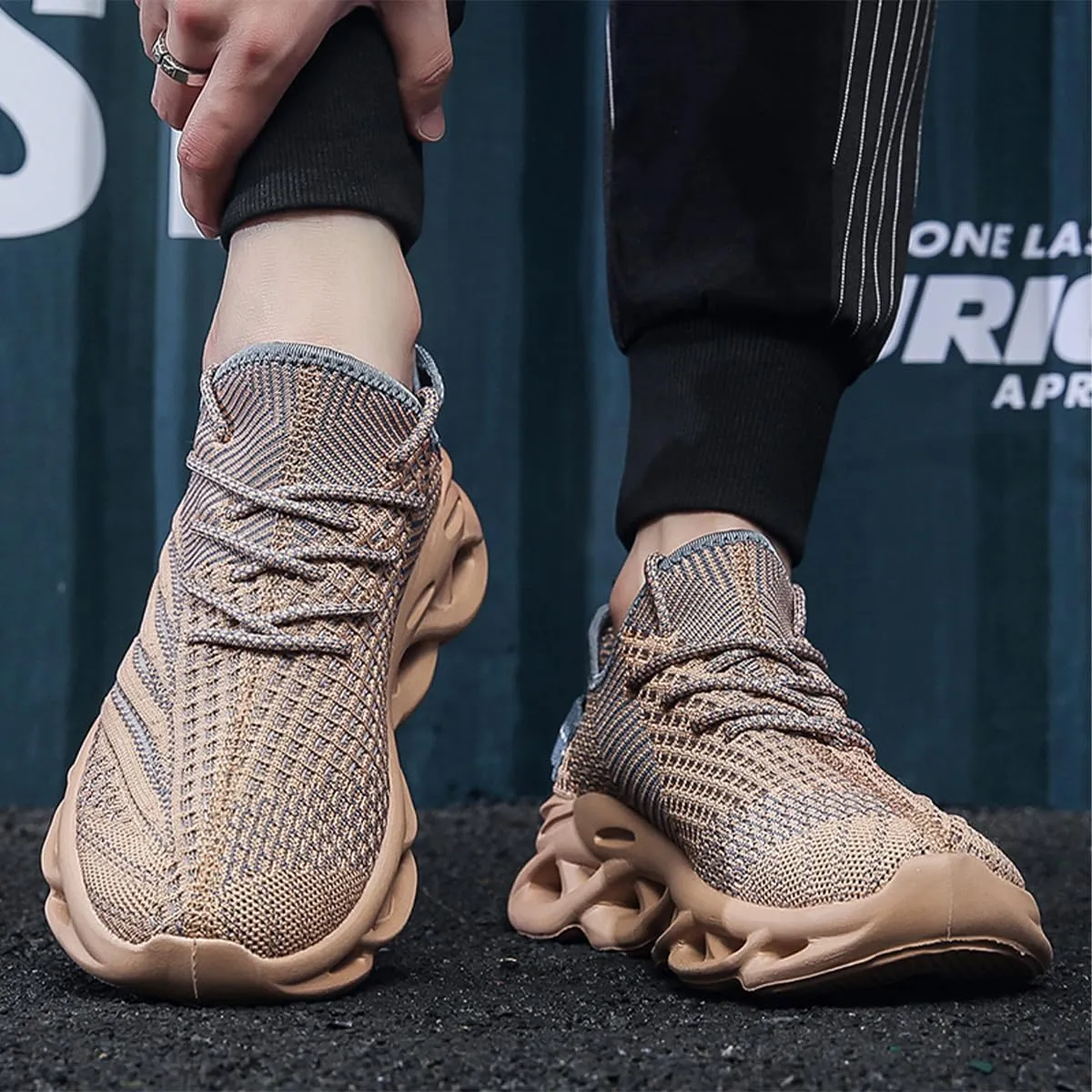 Mens Running Walking Tennis Road Shoes Sports Athletic Casual Fashion Gym Hiking Shoes for Men Sneakers Work Breathable Comfortable Lightweight