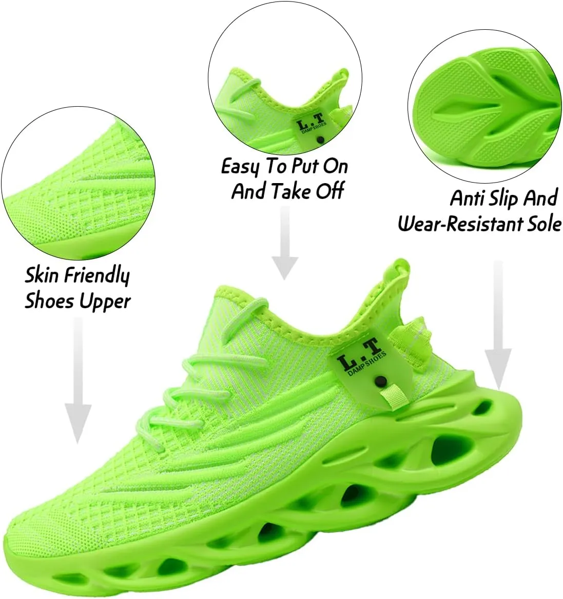 Mens Running Walking Tennis Road Shoes Sports Athletic Casual Fashion Gym Hiking Shoes for Men Sneakers Work Breathable Comfortable Lightweight