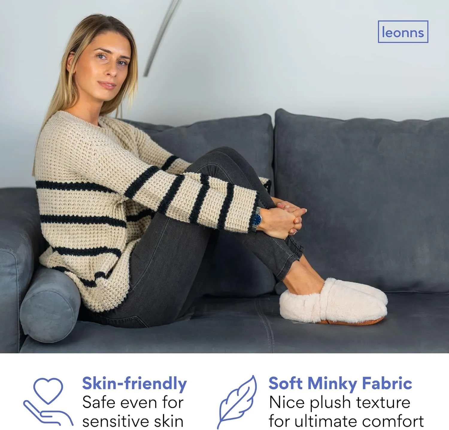 Microwavable Slippers - Heated Booties for Women and Men | Microwave Heated Foot Warmers