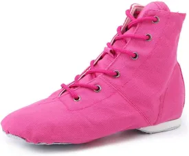 MSMAX Jazz Dance Shoes for Girls Lace-up Dancing Ballet Boots Sneakers for Boys