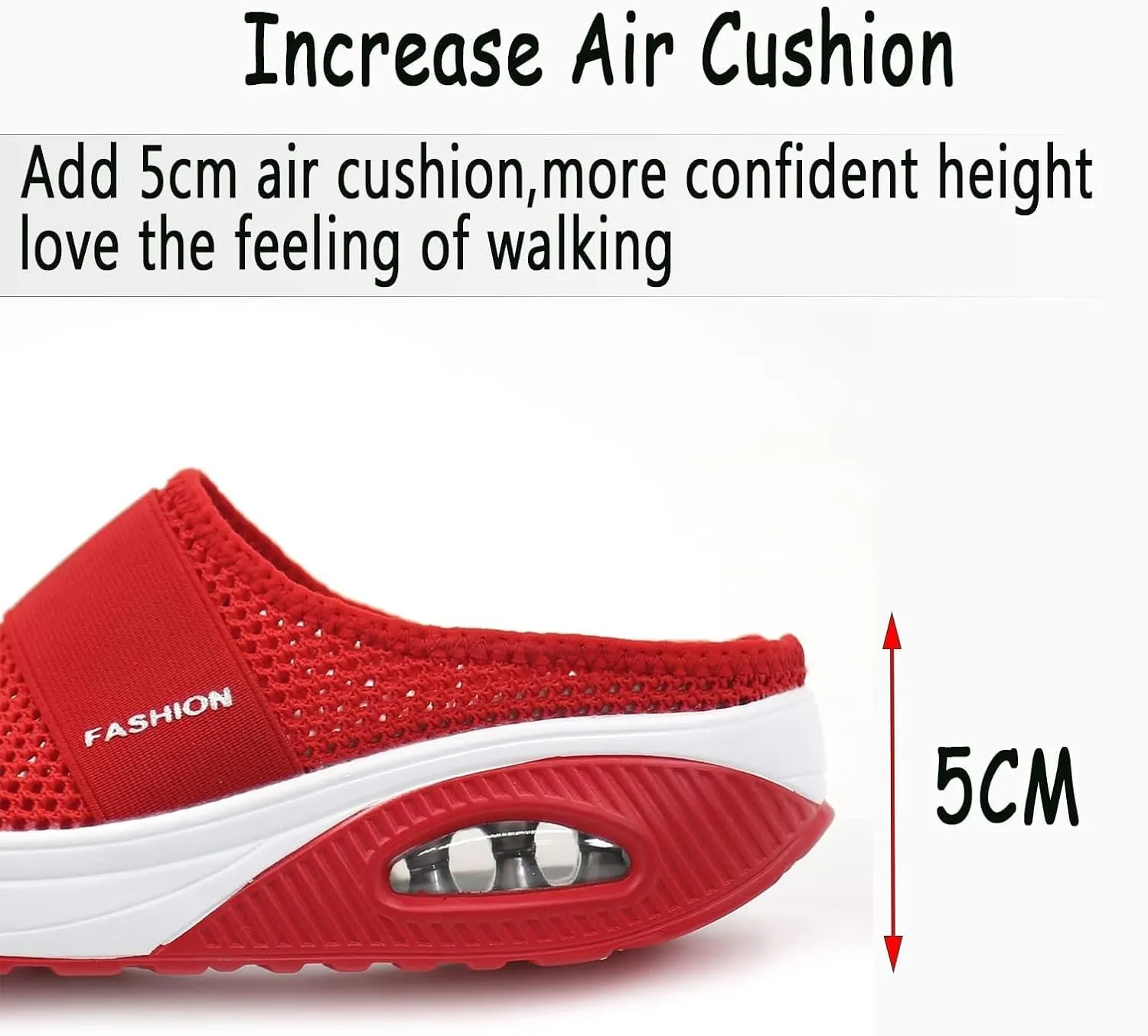 Mules for Women 2025 Summer Slip On Closed Toe Shoes Wide Width Clogs Mesh Slippers Air Cushion Orthopedic Diabetic Walking Shoes Backless Breathable Sneakers with Arch-Support Beach Sandals