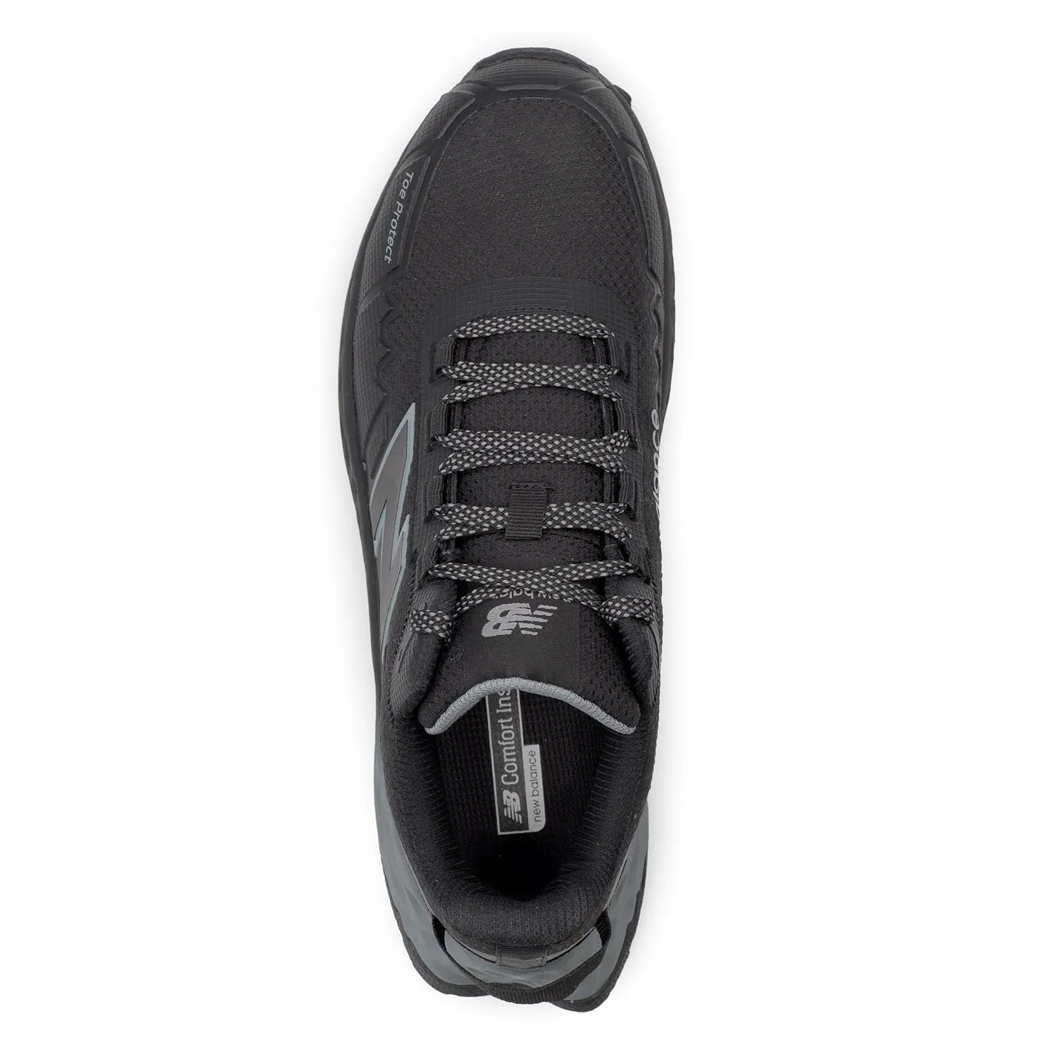 New Balance Fresh Foam Cremorne Composite Toe Safety Shoes for Men - Non Slip, Electrical Hazard - Black/Grey, Low Rise