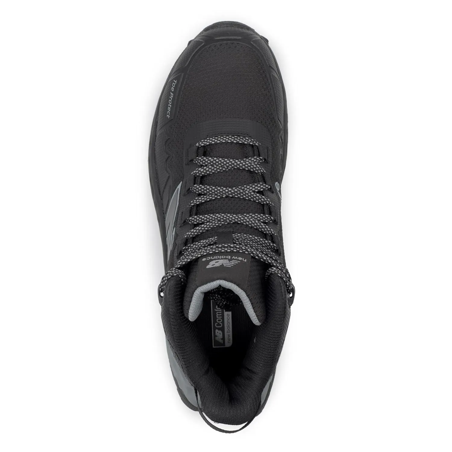 New Balance Fresh Foam Cremorne Composite Toe Safety Shoes for Men - Non Slip, Electrical Hazard - Black/Grey, Mid