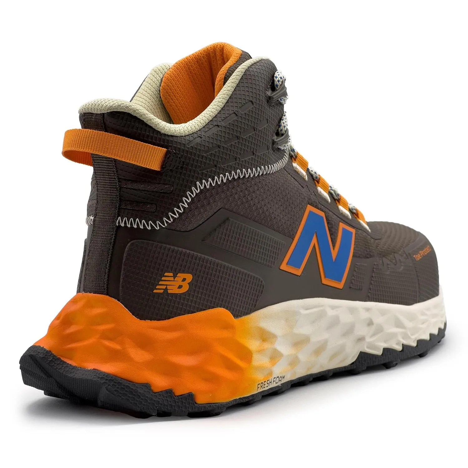 New Balance Fresh Foam Cremorne Composite Toe Safety Shoes for Men - Non Slip, Electrical Hazard - Brown, Mid