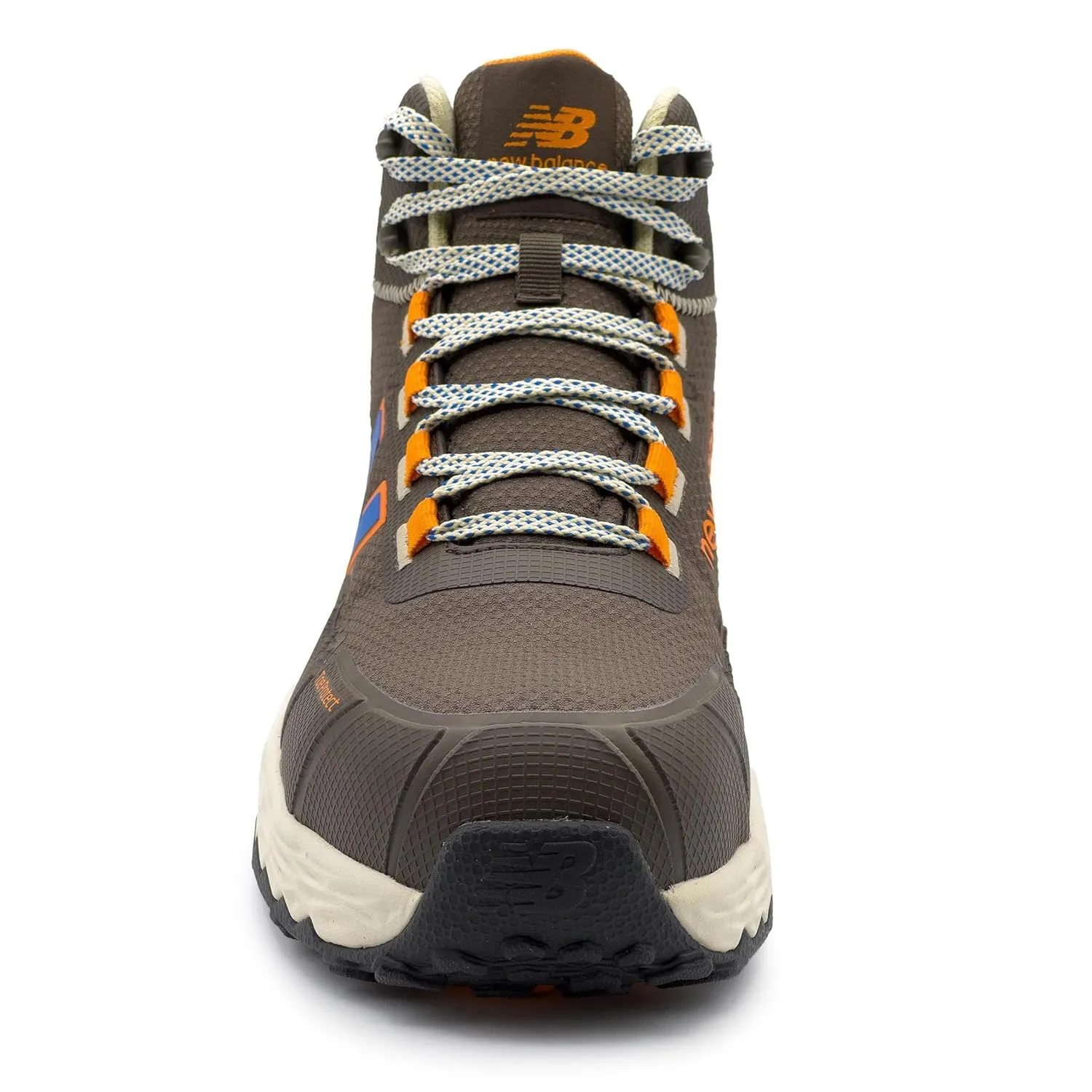 New Balance Fresh Foam Cremorne Composite Toe Safety Shoes for Men - Non Slip, Electrical Hazard - Brown, Mid