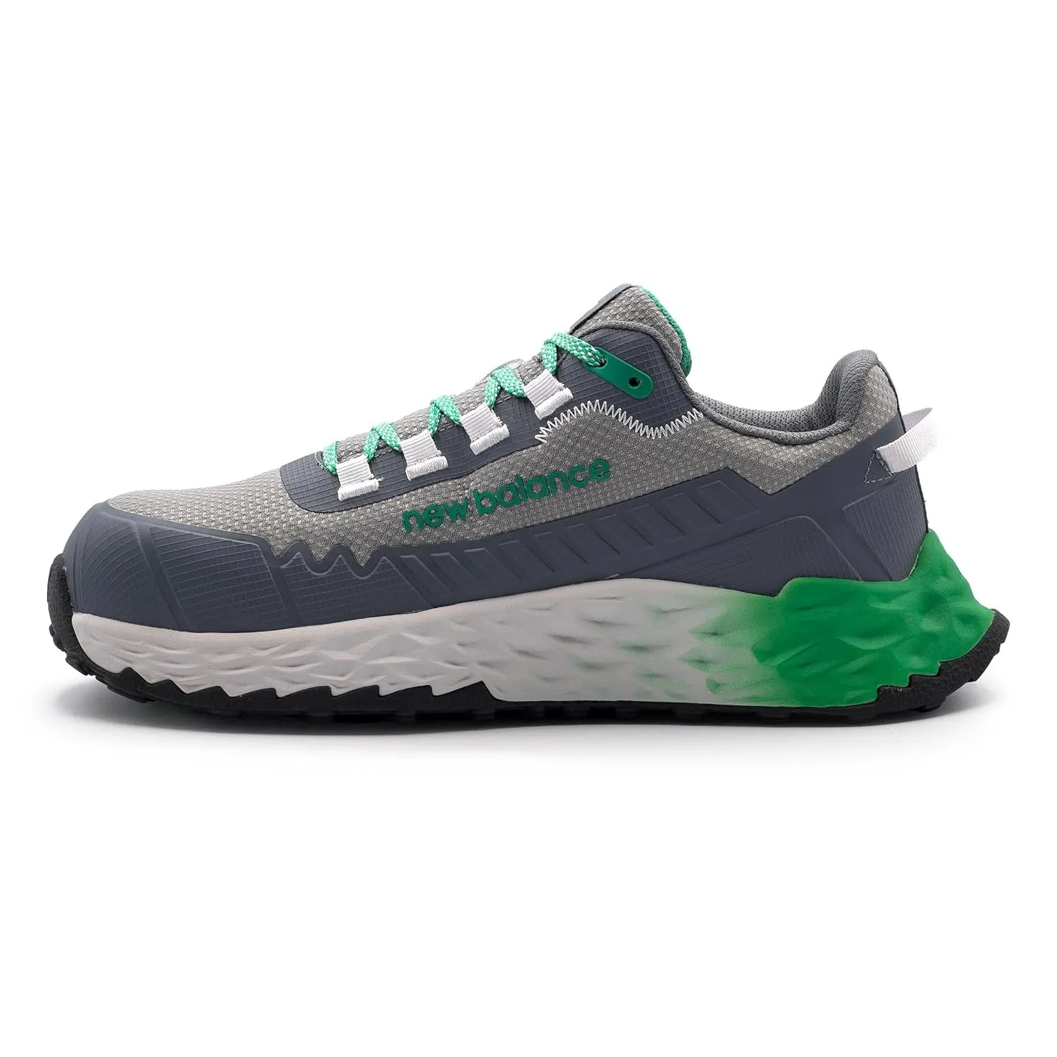 New Balance Fresh Foam Cremorne Composite Toe Safety Shoes for Men - Non Slip, Electrical Hazard - Green, Low Rise