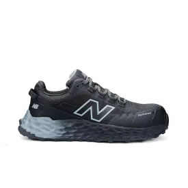 New Balance Fresh Foam Cremorne Composite Toe Safety Shoes for Men - Non Slip, Electrical Hazard - Wide Fit, Black/Grey, Low