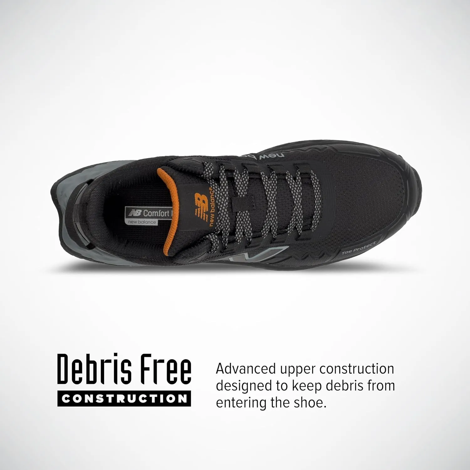 New Balance Fresh Foam Cremorne Composite Toe Safety Shoes for Women - Non Slip, Electrical Hazard - Black, Low Rise