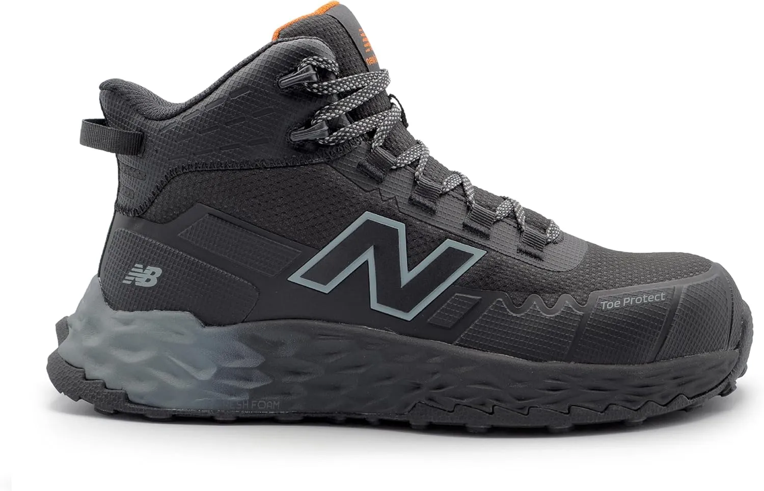 New Balance Fresh Foam Cremorne Composite Toe Safety Shoes for Women - Non Slip, Electrical Hazard - Wide, Black, Low Rise