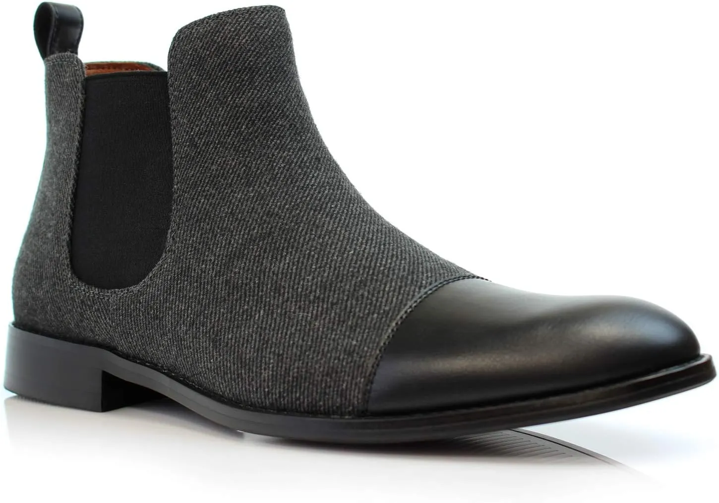 Polar Fox Barrett MPX806058 Memory Foam Classic Vegan Leather Chelsea Business Casual Chukka Boots