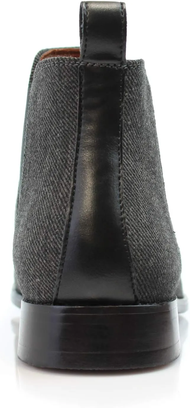 Polar Fox Barrett MPX806058 Memory Foam Classic Vegan Leather Chelsea Business Casual Chukka Boots