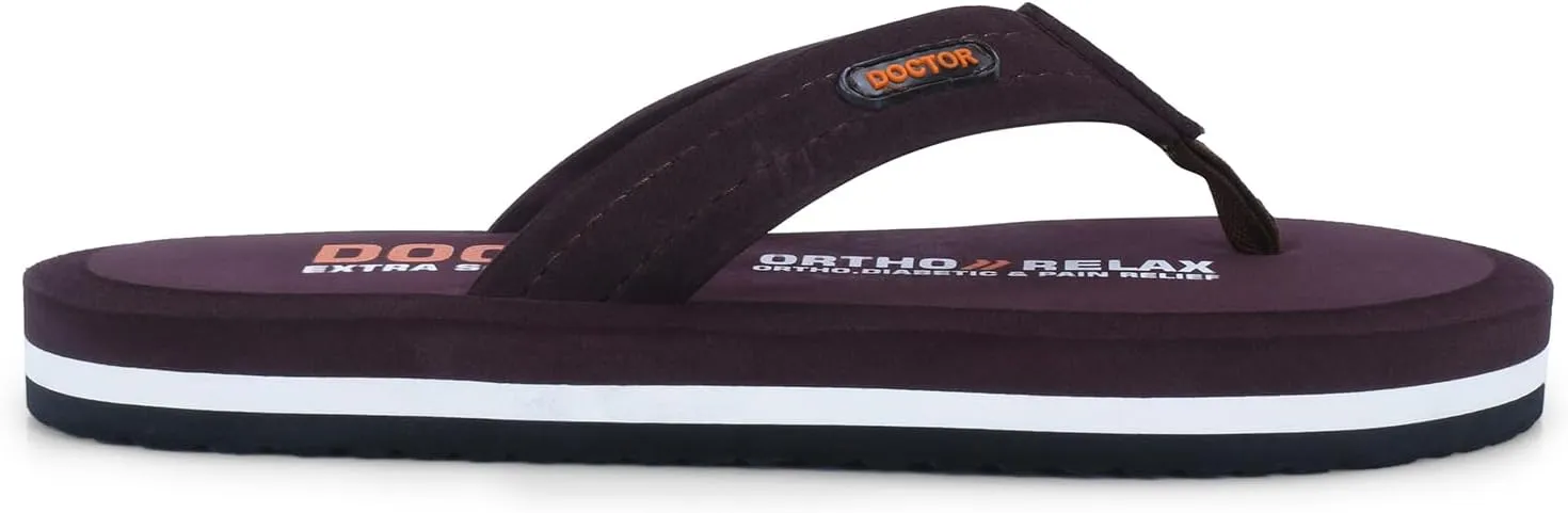 Slipper for Men's || Diabetic & Comfortable || Skid Resistant || Lightweight || Comfortable Footbed || Memory Foam Bounce Back Technology || Flip-Flop & Slippers D-32