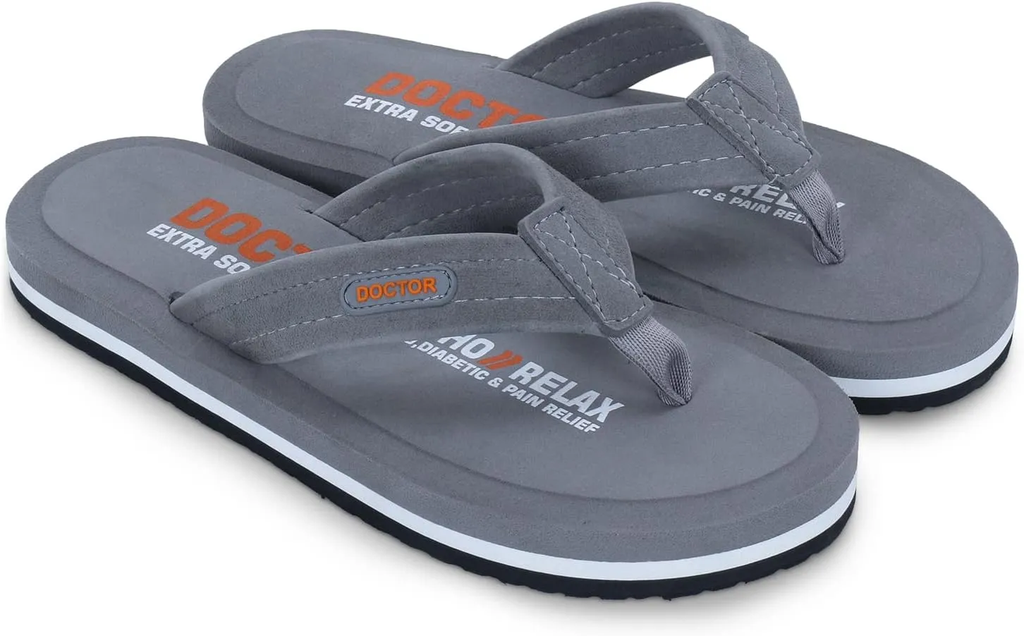 Slipper for Men's || Diabetic & Comfortable || Skid Resistant || Lightweight || Comfortable Footbed || Memory Foam Bounce Back Technology || Flip-Flop & Slippers D-32
