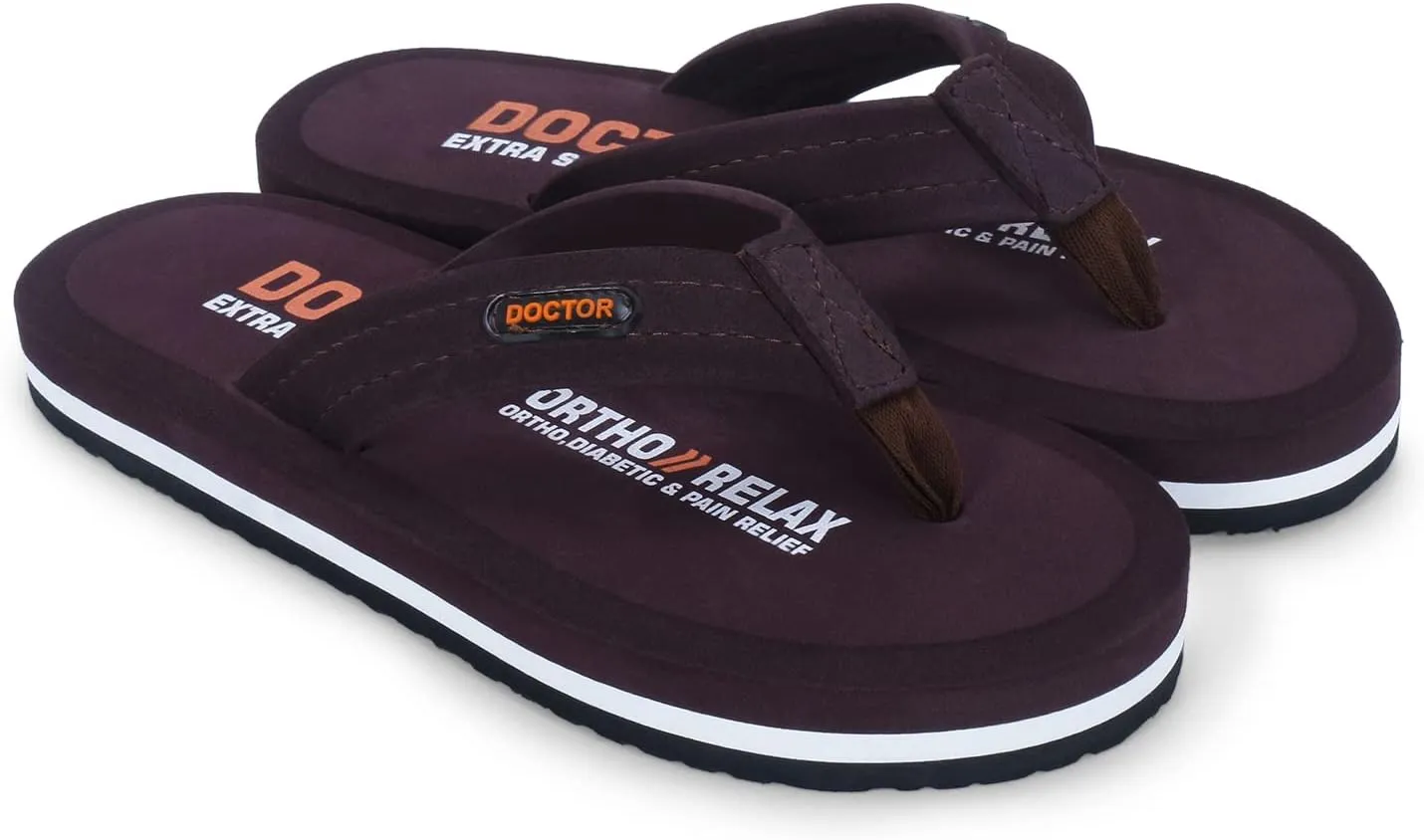 Slipper for Men's || Diabetic & Comfortable || Skid Resistant || Lightweight || Comfortable Footbed || Memory Foam Bounce Back Technology || Flip-Flop & Slippers D-32