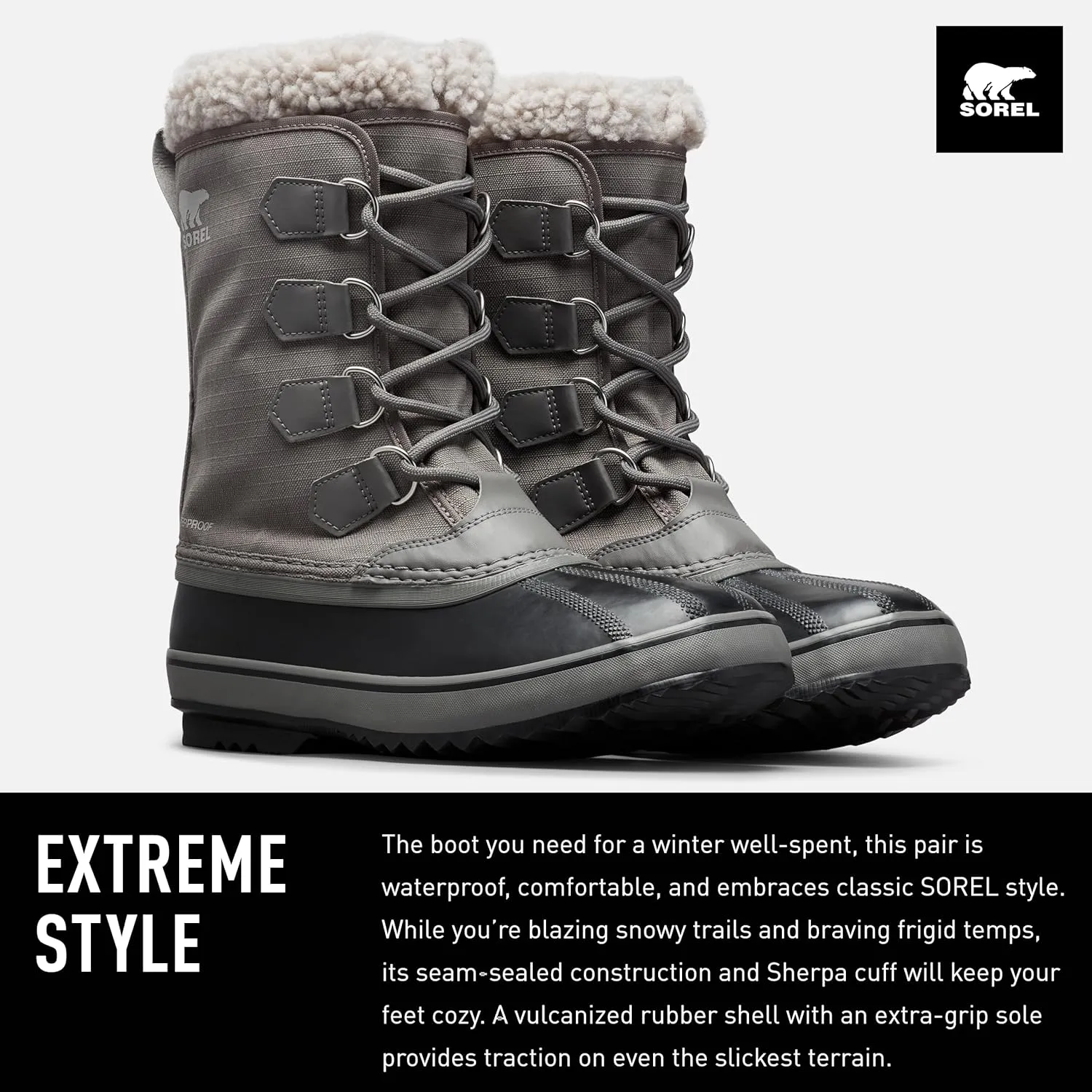 SOREL - Men's 1964 Pac Nylon Snow Boot for Winter