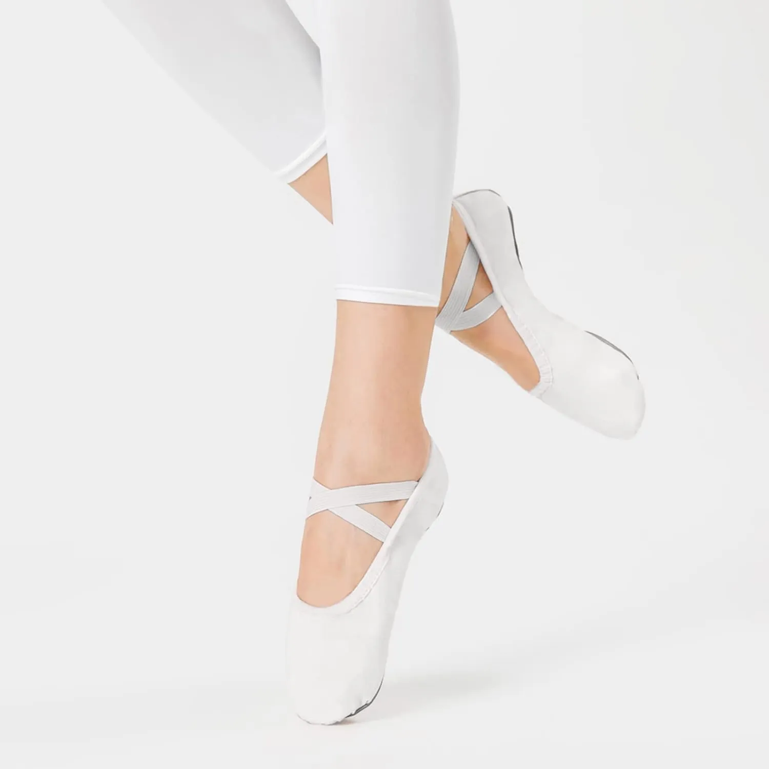 Stelle Canvas Ballet Shoes Toddler Girls Ballet Slippers No-Tie Boys Dance Shoes