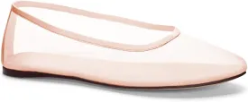 Tulle Mesh Ballet Flats Elegant Round Toe Work Dress Shoes Chic Comfortable Stylish Footwear for Everyday Use