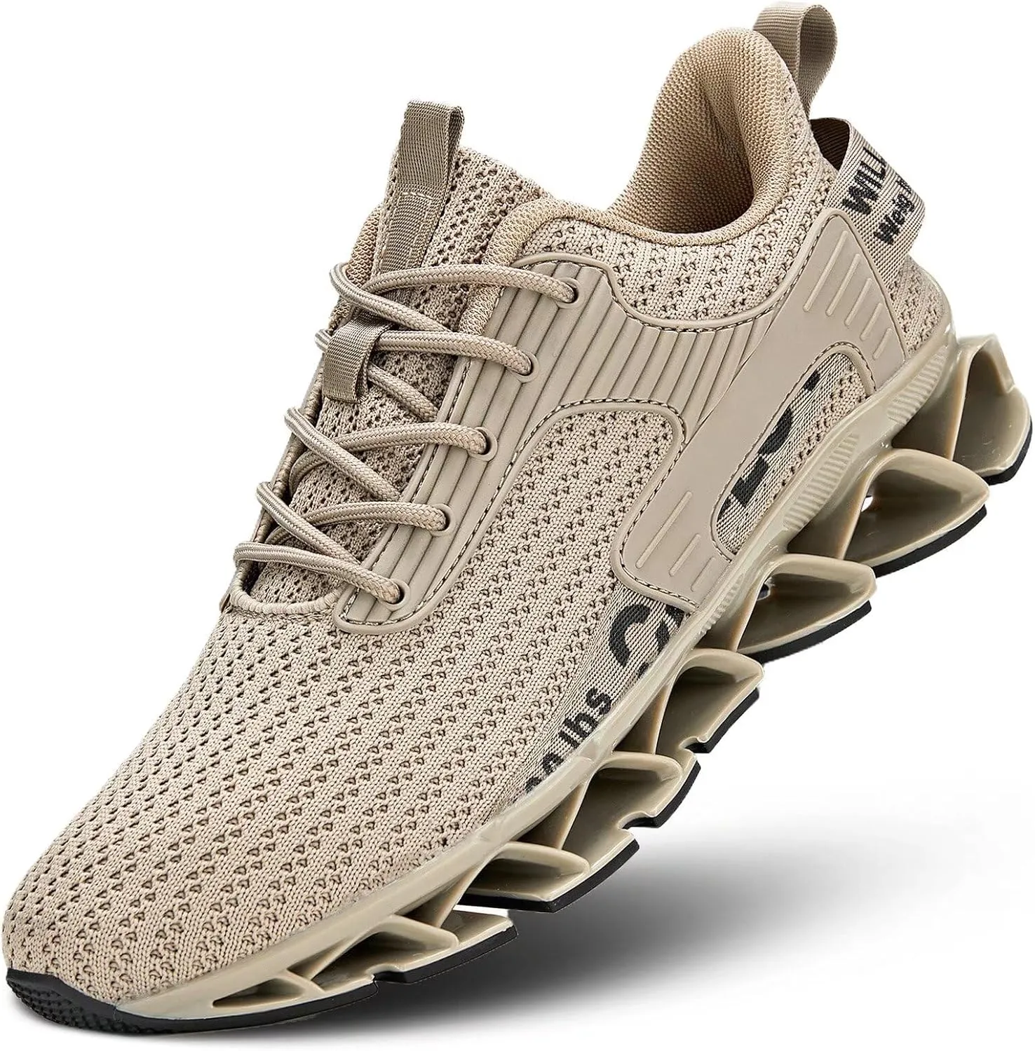 Vooncosir Men's Fashion Sneakers Breathable Mesh Running Shoes Blade Non Slip Soft Sole Casual Athletic Walking Shoes