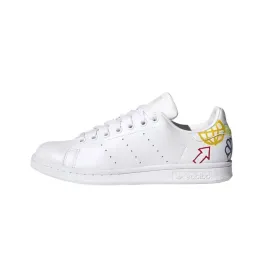 Women's Adidas Stan Smith Doodle - Cloud White