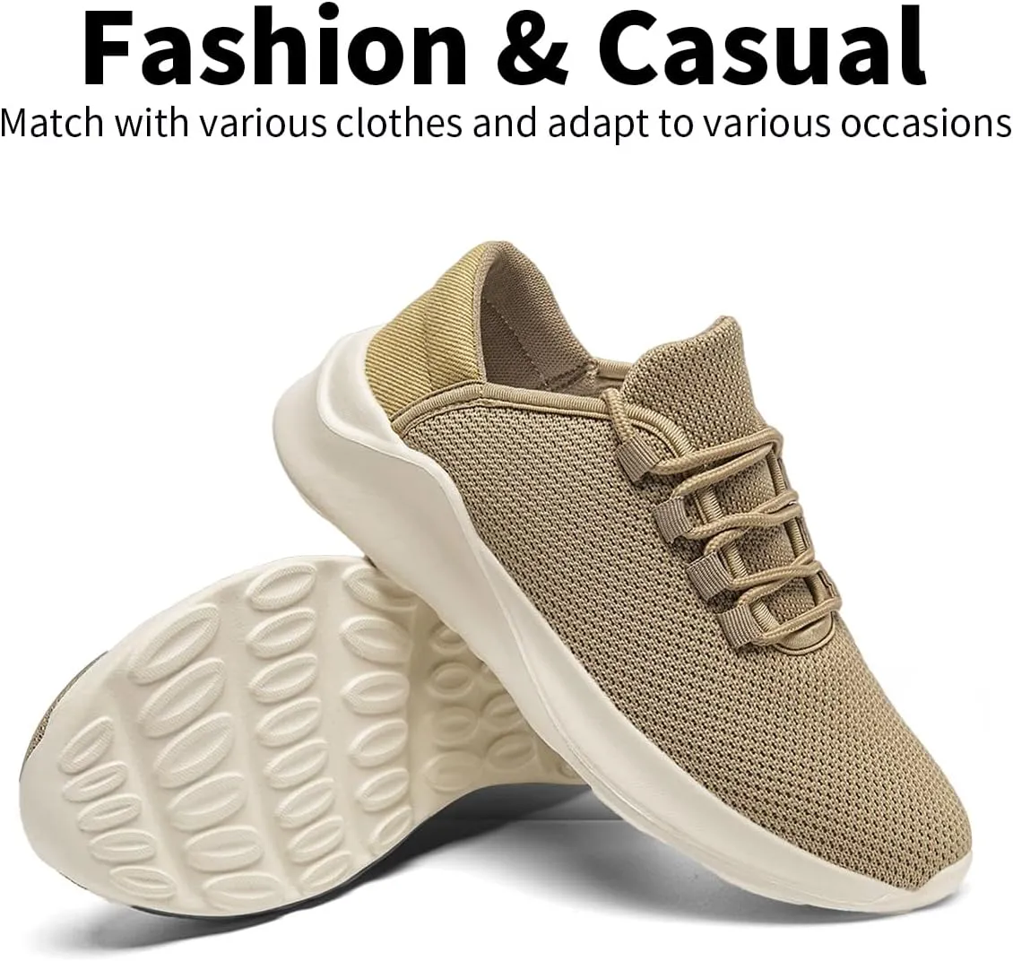 Women's Slip On Walking Shoes Lightweight Breathable Comfortable Tennis Sneakers for Workout Gym Cross Training Casual Platform Fashion Sneaker