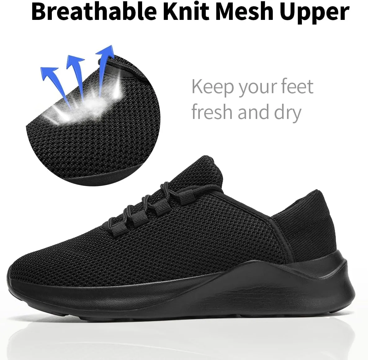 Women's Slip On Walking Shoes Lightweight Breathable Comfortable Tennis Sneakers for Workout Gym Cross Training Casual Platform Fashion Sneaker