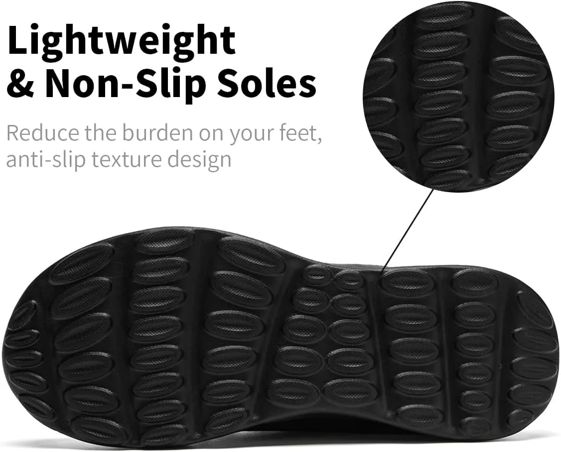 Women's Slip On Walking Shoes Lightweight Breathable Comfortable Tennis Sneakers for Workout Gym Cross Training Casual Platform Fashion Sneaker