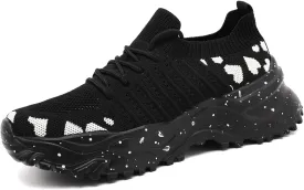 Women's Slip On Walking Shoes Lightweight Breathable Comfortable Tennis Sneakers for Workout Gym Cross Training Casual Platform Fashion Sneaker