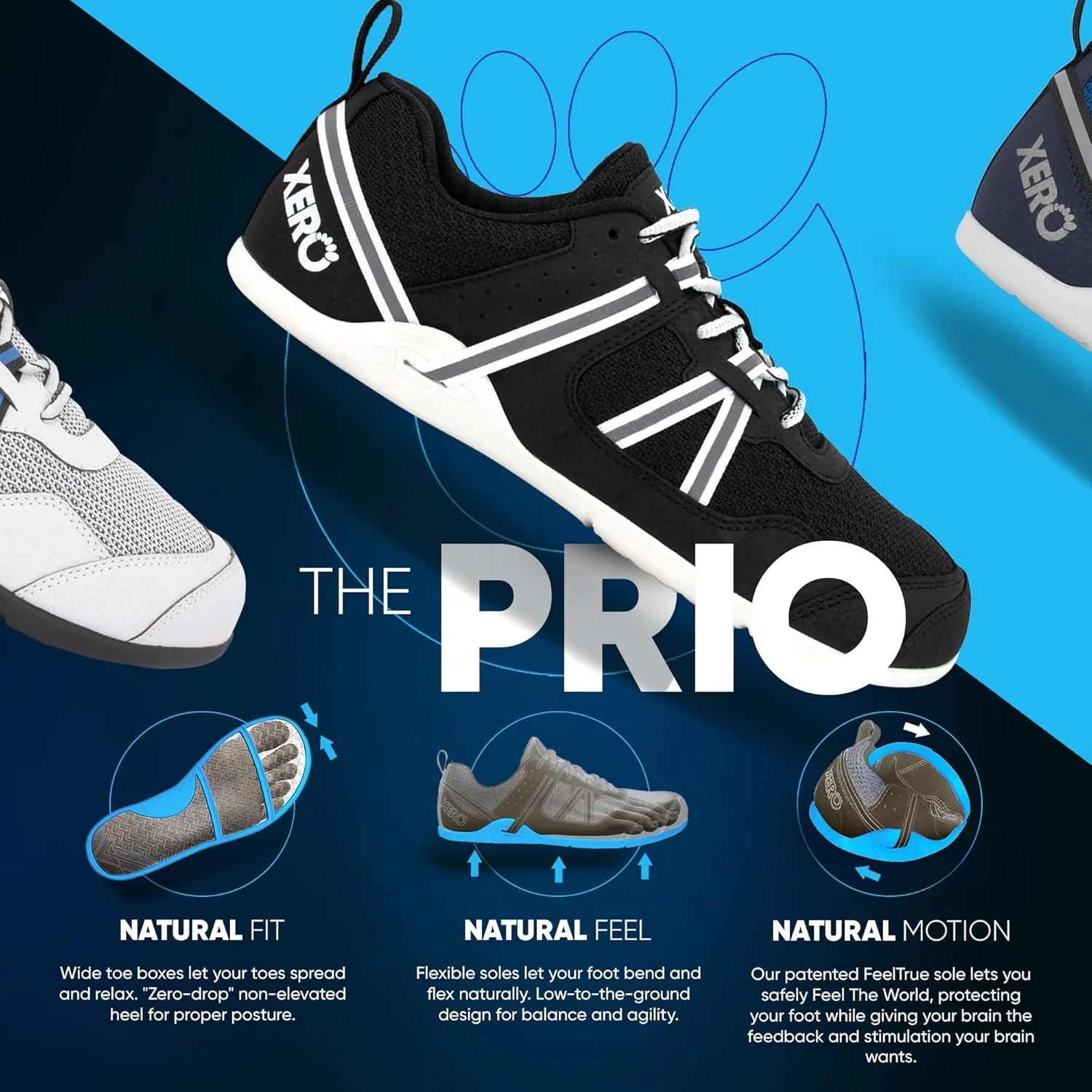 Xero Shoes Men??s Prio Barefoot Athletic Sneaker